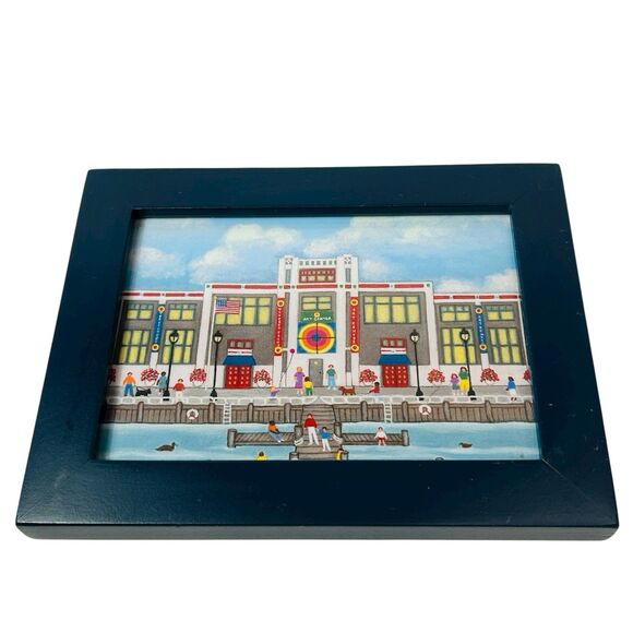 Patricia Palermino Torpedo Factory Art Center Framed Print Folk Art 7X9 VA - Picture 1 of 6